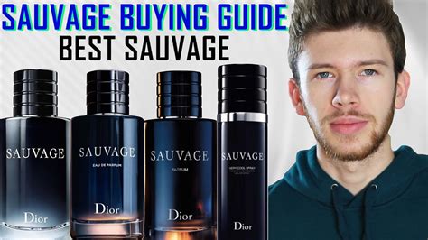 dior sauvage types|dior sauvage size comparison.